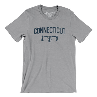 Connecticut Cycling Men/Unisex T-Shirt-Athletic Heather-Allegiant Goods Co. Vintage Sports Apparel