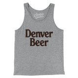 Denver Beer Men/Unisex Tank Top-Athletic Heather-Allegiant Goods Co. Vintage Sports Apparel