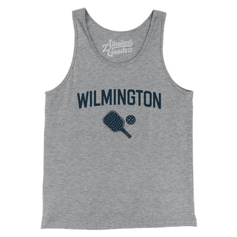 Wilmington Pickleball Men/Unisex Tank Top-Athletic Heather-Allegiant Goods Co. Vintage Sports Apparel