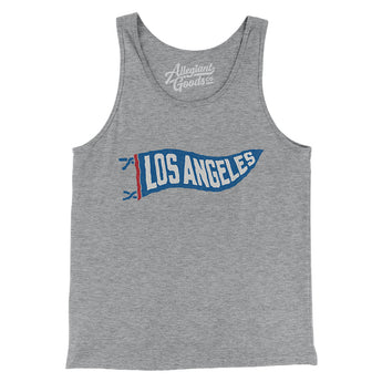 Los Angeles Pennant Men/Unisex Tank Top-Allegiant Goods Co. Vintage Sports Apparel