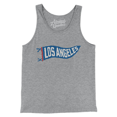 Los Angeles Pennant Men/Unisex Tank Top-Allegiant Goods Co. Vintage Sports Apparel