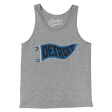 Detroit Pennant Men/Unisex Tank Top-Allegiant Goods Co. Vintage Sports Apparel