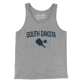 South Dakota Pickleball Men/Unisex Tank Top-Athletic Heather-Allegiant Goods Co. Vintage Sports Apparel