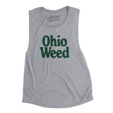 Ohio Weed Women's Flowey Scoopneck Muscle Tank-Athletic Heather-Allegiant Goods Co. Vintage Sports Apparel