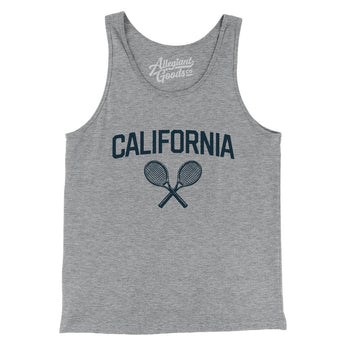 California Tennis Men/Unisex Tank Top-Athletic Heather-Allegiant Goods Co. Vintage Sports Apparel