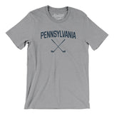 Pennsylvania Golf Men/Unisex T-Shirt-Athletic Heather-Allegiant Goods Co. Vintage Sports Apparel