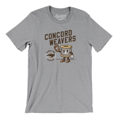 Concord Weavers Men/Unisex T-Shirt-Athletic Heather-Allegiant Goods Co. Vintage Sports Apparel