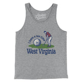 I Have A Tee Time In West Virginia Men/Unisex Tank Top-Athletic Heather-Allegiant Goods Co. Vintage Sports Apparel