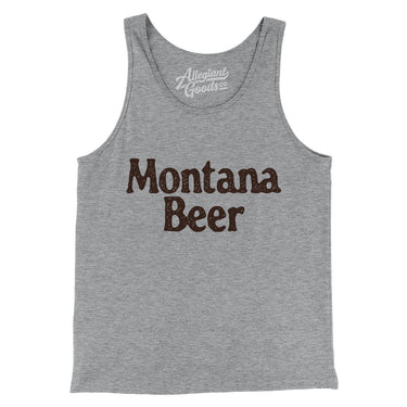 Montana Beer Men/Unisex Tank Top-Allegiant Goods Co. Vintage Sports Apparel
