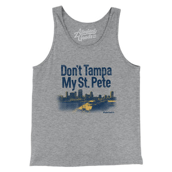 Don't Tampa My St Pete Men/Unisex Tank Top-Allegiant Goods Co. Vintage Sports Apparel