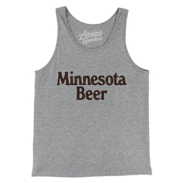 Minnesota Beer Men/Unisex Tank Top-Allegiant Goods Co. Vintage Sports Apparel