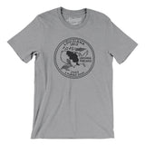Louisiana State Quarter Men/Unisex T-Shirt-Athletic Heather-Allegiant Goods Co. Vintage Sports Apparel
