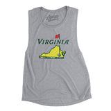 Virginia Golf Women's Flowey Scoopneck Muscle Tank-Allegiant Goods Co. Vintage Sports Apparel