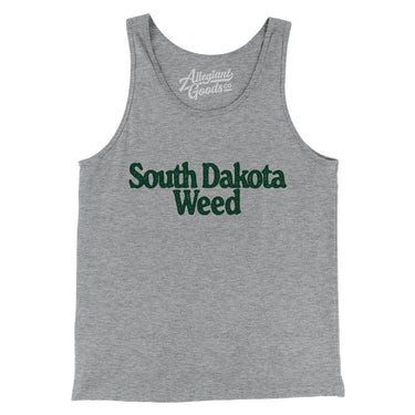 South Dakota Weed Men/Unisex Tank Top-Allegiant Goods Co. Vintage Sports Apparel