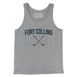 Fort Collins Golf Men/Unisex Tank Top-Athletic Heather-Allegiant Goods Co. Vintage Sports Apparel