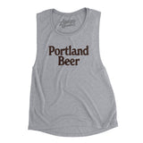 Portland Beer Women's Flowey Scoopneck Muscle Tank-Allegiant Goods Co. Vintage Sports Apparel