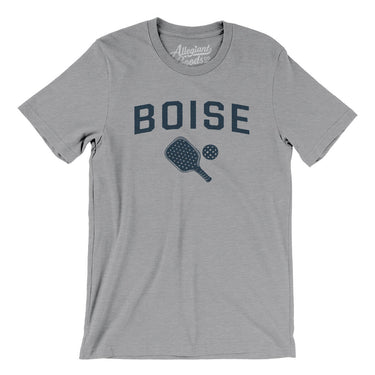 Boise Pickleball Men/Unisex T-Shirt-Athletic Heather-Allegiant Goods Co. Vintage Sports Apparel