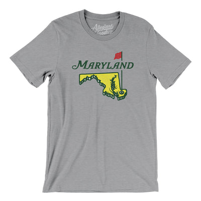Maryland Golf Men/Unisex T-Shirt-Athletic Heather-Allegiant Goods Co. Vintage Sports Apparel