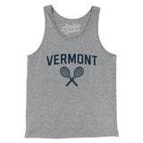 Vermont Tennis Men/Unisex Tank Top-Athletic Heather-Allegiant Goods Co. Vintage Sports Apparel