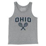 Ohio Tennis Men/Unisex Tank Top-Athletic Heather-Allegiant Goods Co. Vintage Sports Apparel