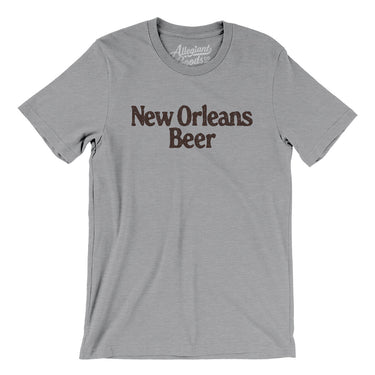 New Orleans Beer Men/Unisex T-Shirt-Athletic Heather-Allegiant Goods Co. Vintage Sports Apparel