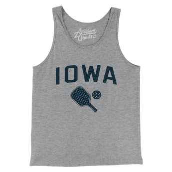 Iowa Pickleball Men/Unisex Tank Top-Athletic Heather-Allegiant Goods Co. Vintage Sports Apparel