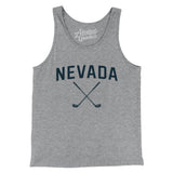 Nevada Golf Men/Unisex Tank Top-Athletic Heather-Allegiant Goods Co. Vintage Sports Apparel