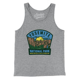 Yosemite National Park Badge Men/Unisex Tank Top-Allegiant Goods Co. Vintage Sports Apparel