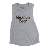 Missouri Beer Women's Flowey Scoopneck Muscle Tank-Athletic Heather-Allegiant Goods Co. Vintage Sports Apparel