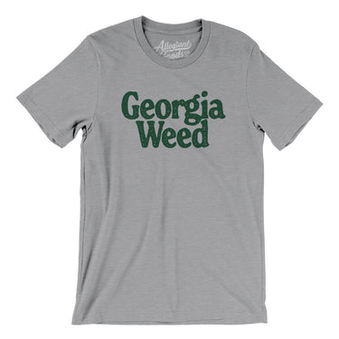 Georgia Weed Men/Unisex T-Shirt-Athletic Heather-Allegiant Goods Co. Vintage Sports Apparel