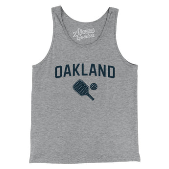 Oakland Pickleball Men/Unisex Tank Top-Athletic Heather-Allegiant Goods Co. Vintage Sports Apparel