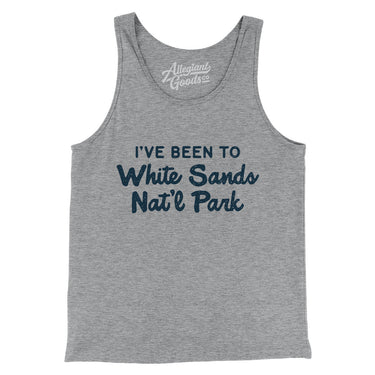 I've Been To White Sands National Park Men/Unisex Tank Top-Allegiant Goods Co. Vintage Sports Apparel