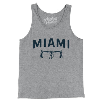Miami Cycling Men/Unisex Tank Top-Athletic Heather-Allegiant Goods Co. Vintage Sports Apparel