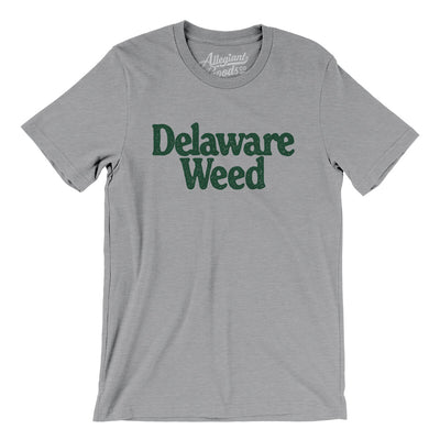 Delaware Weed Men/Unisex T-Shirt-Athletic Heather-Allegiant Goods Co. Vintage Sports Apparel