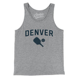 Denver Pickleball Men/Unisex Tank Top-Athletic Heather-Allegiant Goods Co. Vintage Sports Apparel