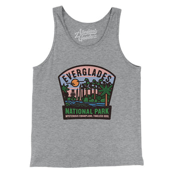 Everglades National Park Badge Men/Unisex Tank Top-Allegiant Goods Co. Vintage Sports Apparel