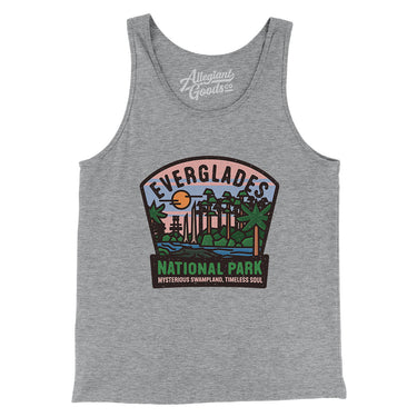 Everglades National Park Badge Men/Unisex Tank Top-Allegiant Goods Co. Vintage Sports Apparel