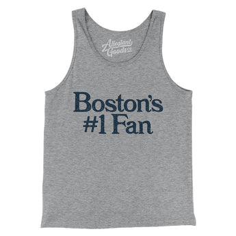 Boston's Number 1 Fan Men/Unisex Tank Top-Allegiant Goods Co. Vintage Sports Apparel