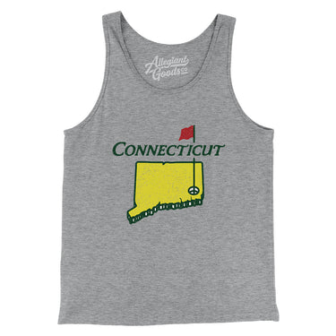 Connecticut Golf Men/Unisex Tank Top-Allegiant Goods Co. Vintage Sports Apparel