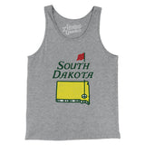 South Dakota Golf Men/Unisex Tank Top-Athletic Heather-Allegiant Goods Co. Vintage Sports Apparel