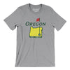 Oregon Golf Men/Unisex T-Shirt-Athletic Heather-Allegiant Goods Co. Vintage Sports Apparel