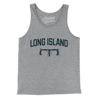 Long Island Cycling Men/Unisex Tank Top-Athletic Heather-Allegiant Goods Co. Vintage Sports Apparel
