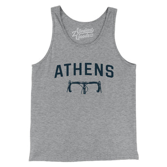 Athens Cycling Men/Unisex Tank Top-Athletic Heather-Allegiant Goods Co. Vintage Sports Apparel