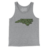 North Carolina Golf Course Men/Unisex Tank Top-Athletic Heather-Allegiant Goods Co. Vintage Sports Apparel