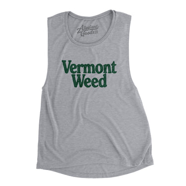 Vermont Weed Women's Flowey Scoopneck Muscle Tank-Allegiant Goods Co. Vintage Sports Apparel