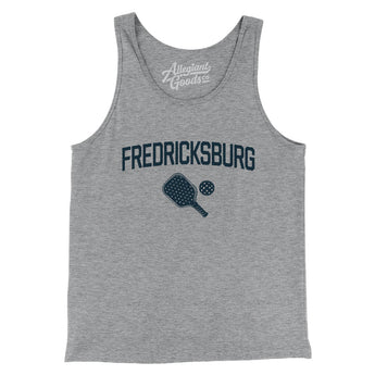 Fredericksburg Pickleball Men/Unisex Tank Top-Athletic Heather-Allegiant Goods Co. Vintage Sports Apparel