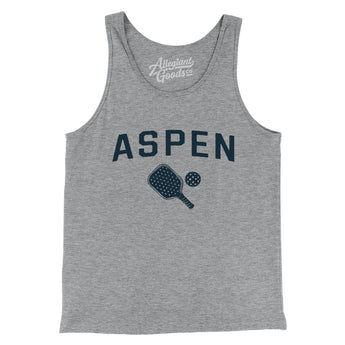 Aspen Pickleball Men/Unisex Tank Top-Athletic Heather-Allegiant Goods Co. Vintage Sports Apparel