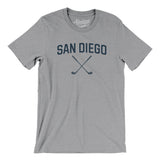San Diego Golf Men/Unisex T-Shirt-Athletic Heather-Allegiant Goods Co. Vintage Sports Apparel