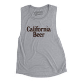 California Beer Women's Flowey Scoopneck Muscle Tank-Athletic Heather-Allegiant Goods Co. Vintage Sports Apparel