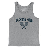 Jackson Hole Tennis Men/Unisex Tank Top-Athletic Heather-Allegiant Goods Co. Vintage Sports Apparel